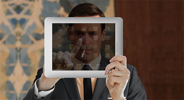 Don Draper meets the iPad and iAd