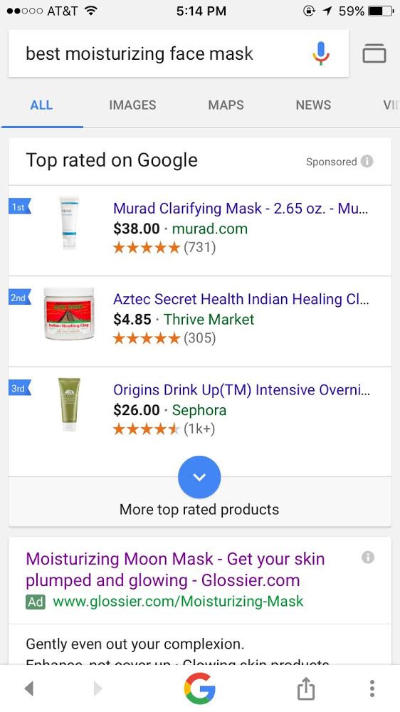 best moisturizing face cream google results